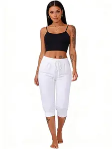 Women's Casual Comfortable Versatile Fitted Commuter Pants, New Print Design, Perfect for Daily Wear, Stylish and Practical