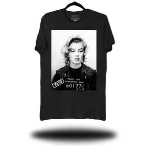 MARILYN MONROE- BLACK CLASSIC TEE