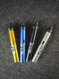 One-Hand Windproof Lighter: Adjustable Blue Flame, Refillable Butane, Durable Aluminum, Compact Portable Outdoor Gear(No Gus)