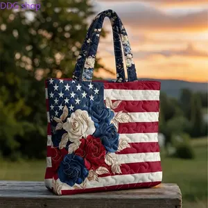 Floral Printed Canvas Tote Bag Stylish Digital Print Shoulder Bag Personalized Pattern Casual Handbag Reusable Spacious Daily Purse Ideal for Shopping Travel School Commute Outdoor Ladies Daily Outfit Accessory