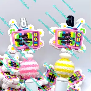 1pc Main Character Energy Silicone Focal Beads - Custom Bead for Beaded Pen