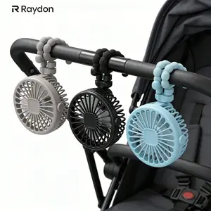 1pc three speed adjustable LED night light octopus baby stroller fan, 360 ° rotatable soft stand portable mini cooling fan, silent high wind clip on desktop fan, suitable for baby strollers, camping, car seats, etc
