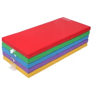 JOYMOR 2-Inch Thick Rest Mat, 5-Pack, Nap Mat with Name Tag Holder, Portable Toddler Mat, Floor Mat, Sleeping Mats for Kids/Toddlers Daycare/Home