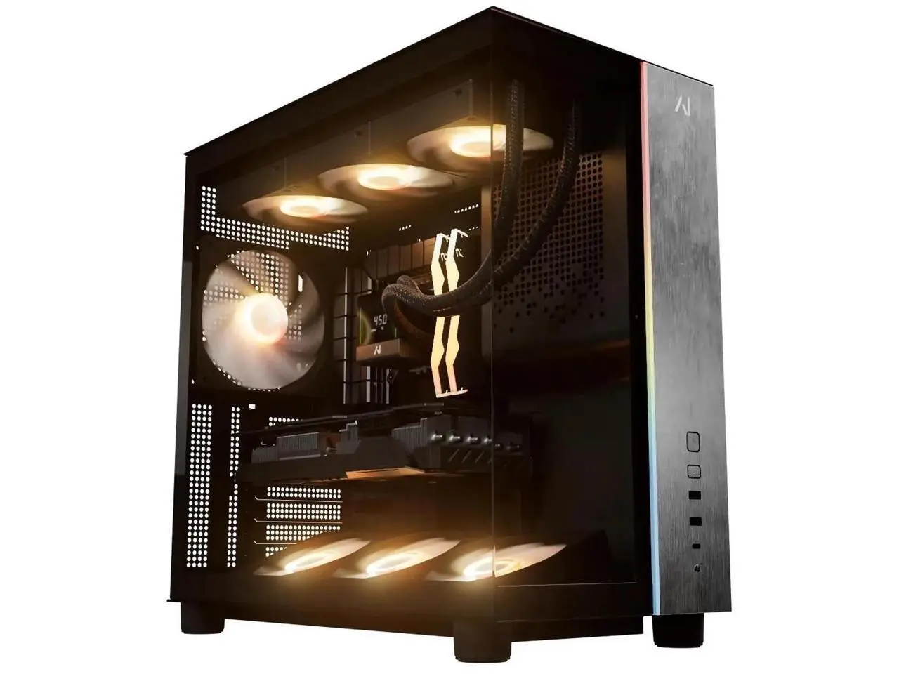 Andromeda Insights V3 Gaming PC AMD - RX 9070XT 16GB GDDR6 | Ryzen 7 7800X3D 4.2 GHz (5.0 GHz Turbo Boost) | 16GB DDR5 6000MHz | 1TB Gen4 SSD | 850W Gold PSU | ARGB Fans | Wi-Fi + BT | Win 11