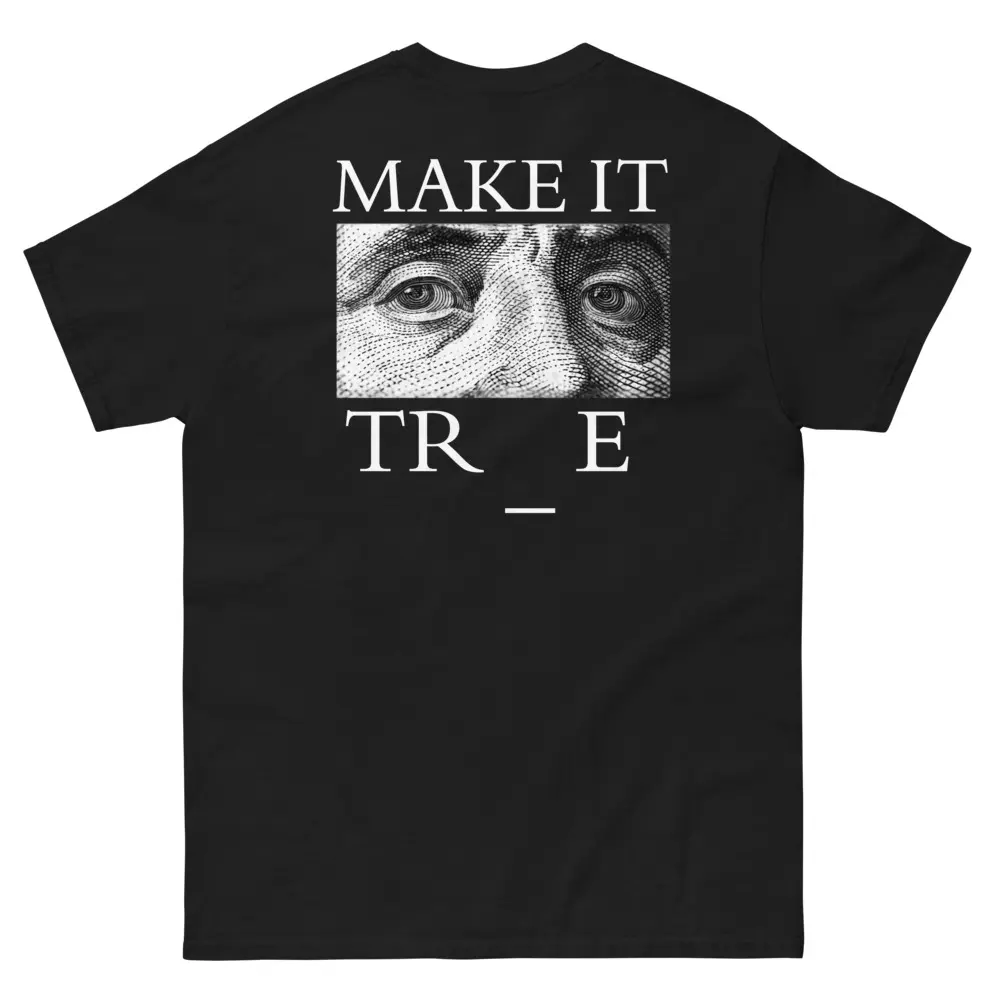 NZM GEAR Money Short Sleeve T-Shirt - Premium Machine Washable Quality Classic Cotton Fabric Streetwear Man Tee.