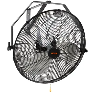 VEVOR Wall Mount Fan Waterproof IP44, TikTokShopBlackFriday, 3-speed High Velocity Max. 4150 CFM, Industrial Wall Fan, Commercial or Residential for Warehouse, Greenhouse, Workshop, Patio, Black, ETL Listed  VEVOR Super Brand Day