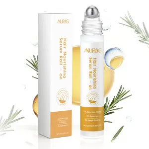 ANURAG Hair Nourishing Serum Roll-on for Scalp Care, with 3% Aloe Vera, Rosemary & Ginger Oil, Revitalizes Scalp & Strengthens Hair, 0.85 FL.OZ
