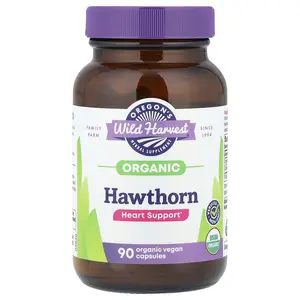 Oregon's Wild Harvest Organic Hawthorn, 90 Vegan Capsules