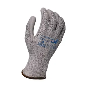 Basetek® Gloves 02-013 Gray Textile Design with Durable Fit and Comfortable Fit for Various Applications