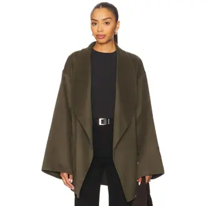 LAMARQUE Mekia Cardigan in Dark Olive