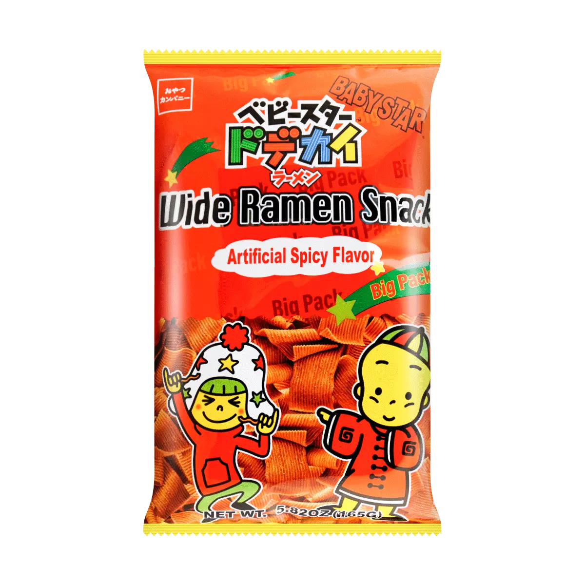 BABYSTAR Snack Wide Ramen Spicy Big Pack 165g