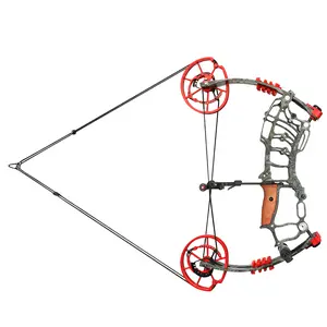 1 set of composite bow set 30-70lbs dual-purpose bow aluminum alloy material lightweight and high-strength excellent surface treatment corrosion-resistant wear-resistant performance suitable for target shooting, hunting and archery practice