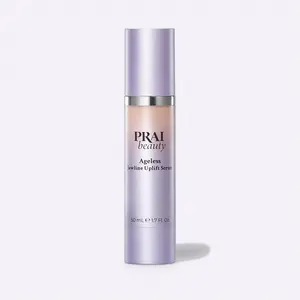 PRAI Beauty Ageless Jawline Uplift Serum | Neck & Chin Tightening, Firming, and Sculpting Serum | Anti-Aging Skincare with Retinol, Uplevity Peptide, Hyaluronic Acid, Collagen Booster, Vitamins C+E | Lift & Define Sagging, Loose, Crepey Skin | 50ml
