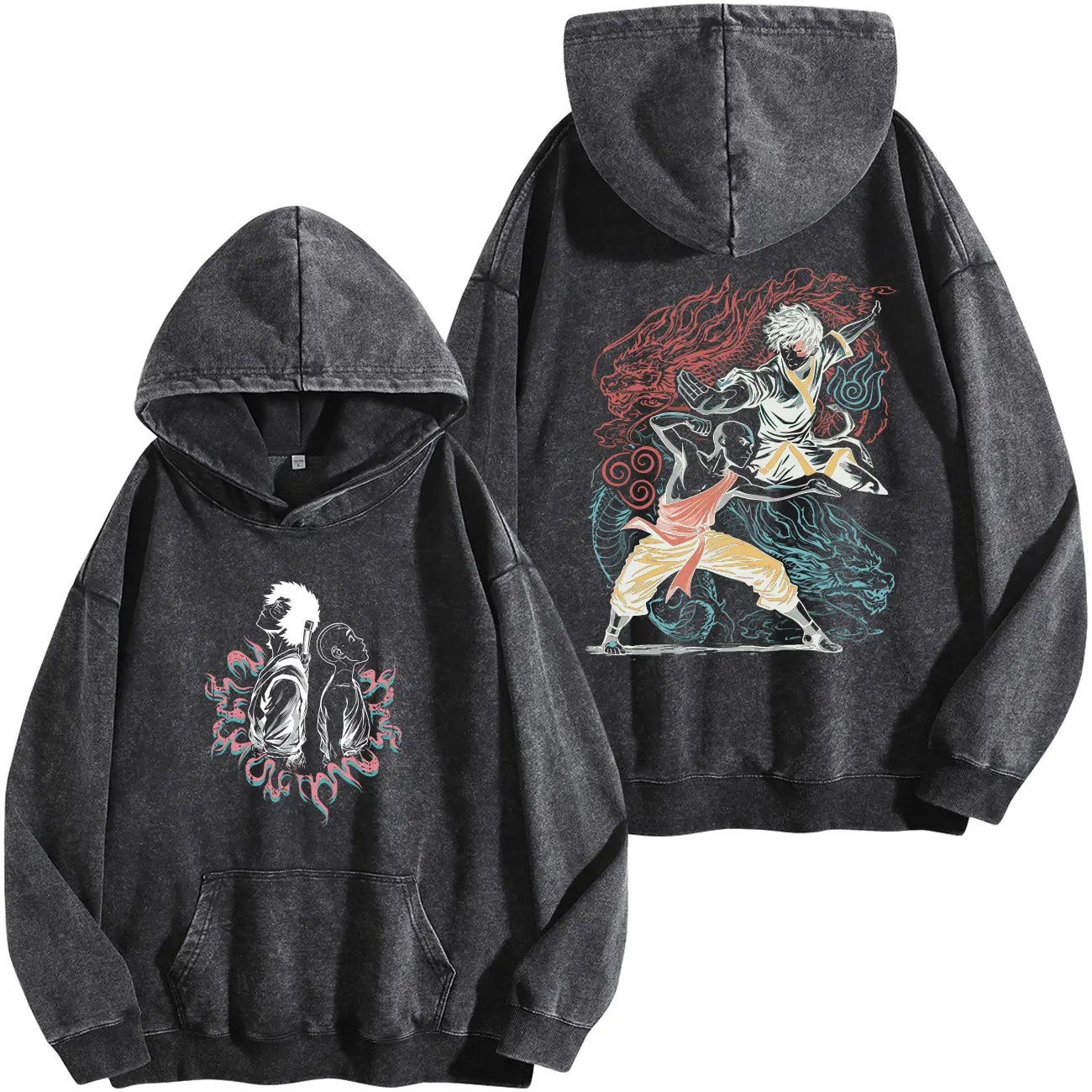 Wash Hoodie Dark Grey