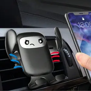 Cute Car Air Vent Phone Holder, Universal Car Air Outlet Clip, Smartphone Bracket, Mobile Phone Stand, Auto Accessories