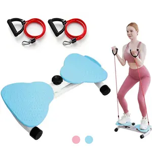 Exercise Twist Boards,Waist Twister Machine Exercise,Balance Board For Foot Massage And Weight Loss，Waist twist Machine, Non-Slip, No Noise Use Exercise Equipment Load-Bearing Capacity Pull Rope
