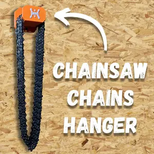 Chainsaw Chain Hanger Wall Mount