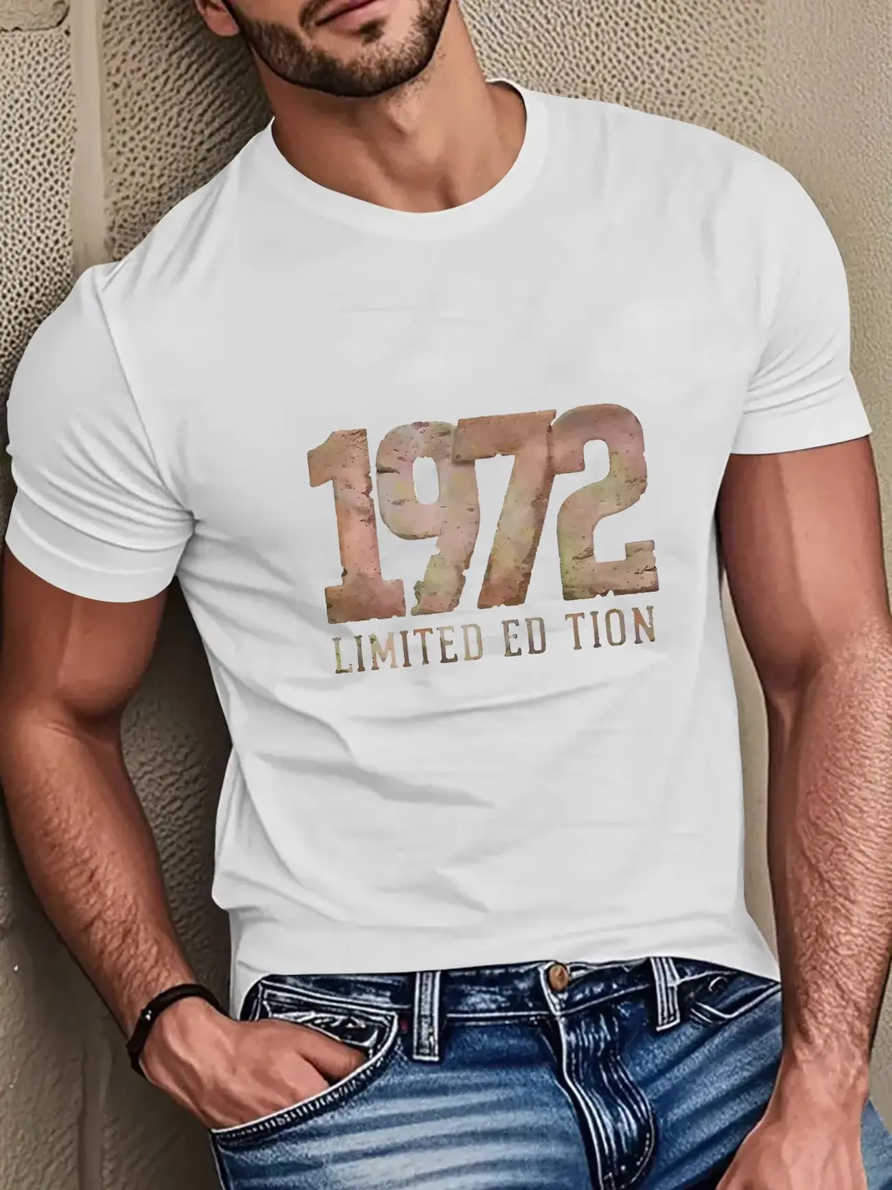 Casual Vintage Limited Print T-Shirt 2026 Summer New Fashion Street Casual Print Comfortable Soft Round Neck T-Shirt Unisex