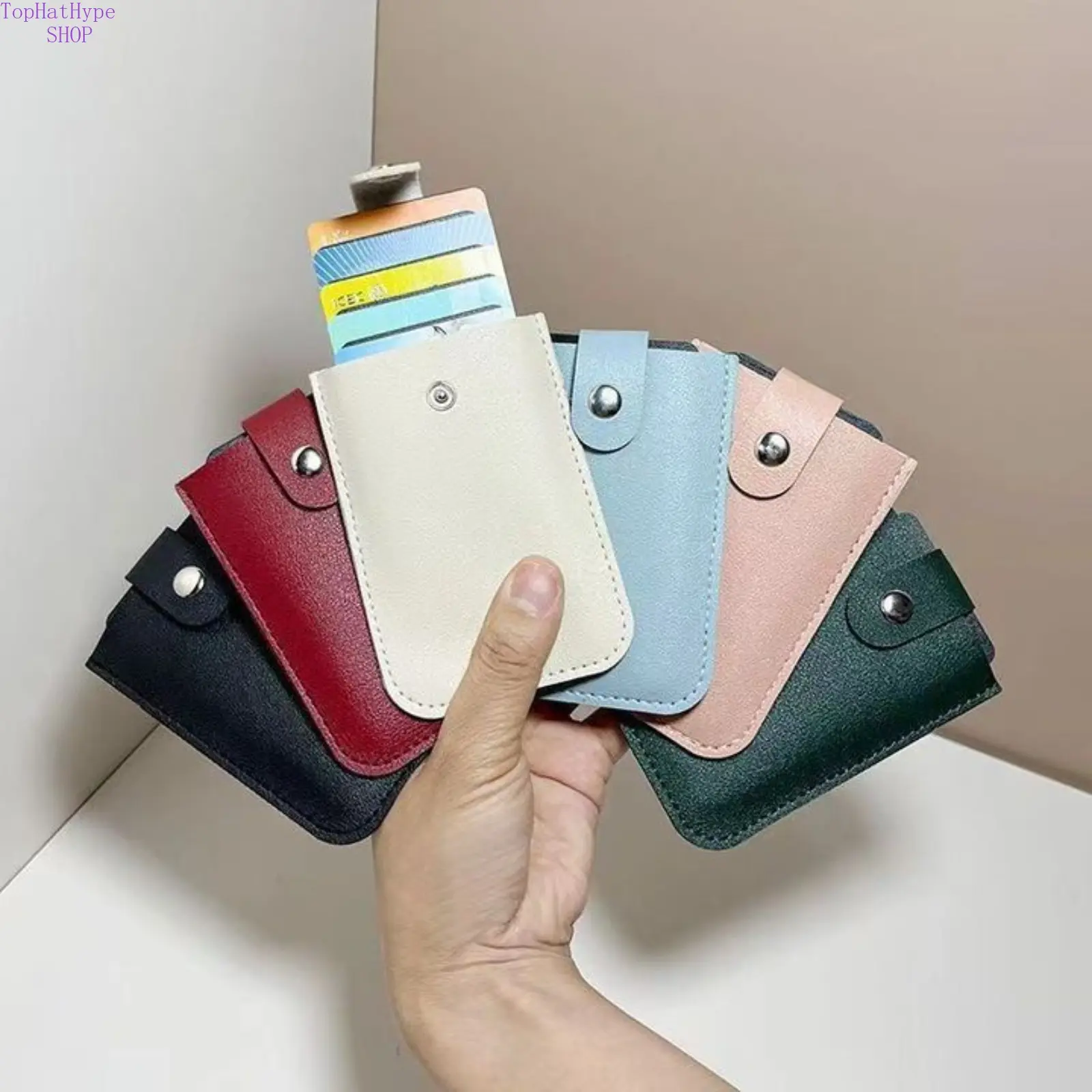 Slim Minimalist Metal Card Holder Wallet, Pop-Up Case with RFID Blocking and Large Capacity for Daily Carry & Travel, Rfid Blocker, Slim Profile