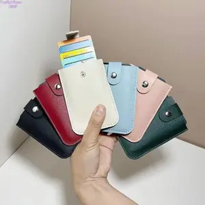 2026 New Pull-Out Card Holder Wallet - Multiple Slots, Large Capacity, Anti-Magnetic RFID Case for ID & Bank Cards, Slim Portable Organizer for Daily Carry & Travel Use,summervibes