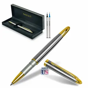 Fanstik Rollerball Silver & Gold Pen