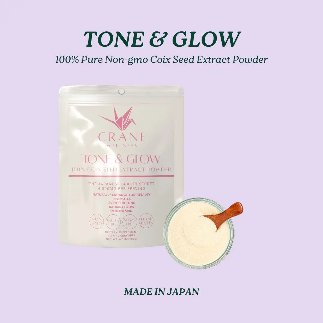 Tone & Glow Sample Sachets - Japanese Skincare - Natural Plant Based Anti-Aging - Hydrating, Toning Powder Serums
