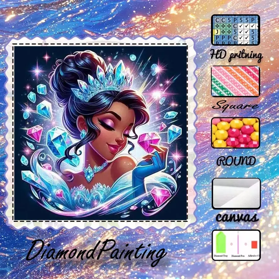 5D-DIY, premium velvet canvas, diamond art, Diamond Art Mosaic, Diamond Art Tools, diamond painting kit, sparkling, AB diamond, fairy dust diamond, crystal diamond, perfect home decoration, handmade diamond art painting kit, special craft diamond art kit