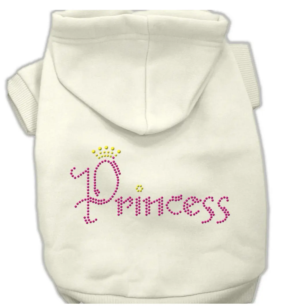 Princess Rhinestone Sparkles Funny Dog Cat Hoodie