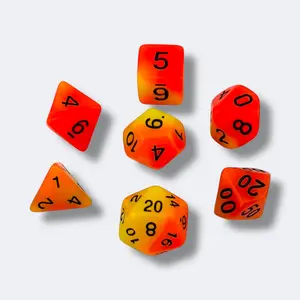 Sunforge Dice set - Glow in the Dark Dice Neon Colorful