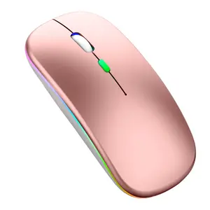 Bluetooth Mouse for Laptop, Phone, Tablet, Universal Silent Dual Mode Luminous Wireless Mouse with Type-C Interface