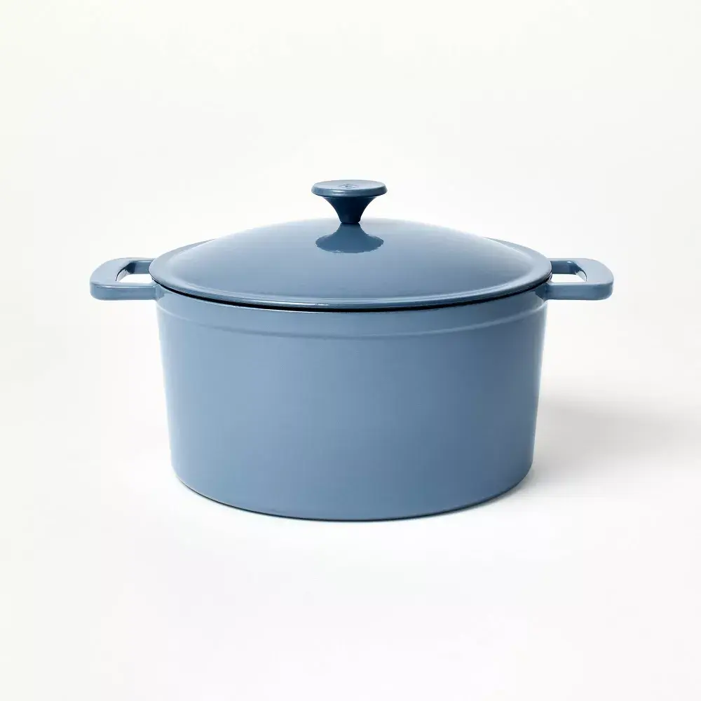 7.5qt Enamel Dutch Oven Blue - Figmint