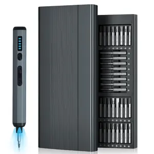 High Precision 68-In-1 Electric Screwdriver Set, 3.7v Lithium Battery, Long-Lasting Power, Adjustable Torque 0.1-0.5nm, Ideal for Repair