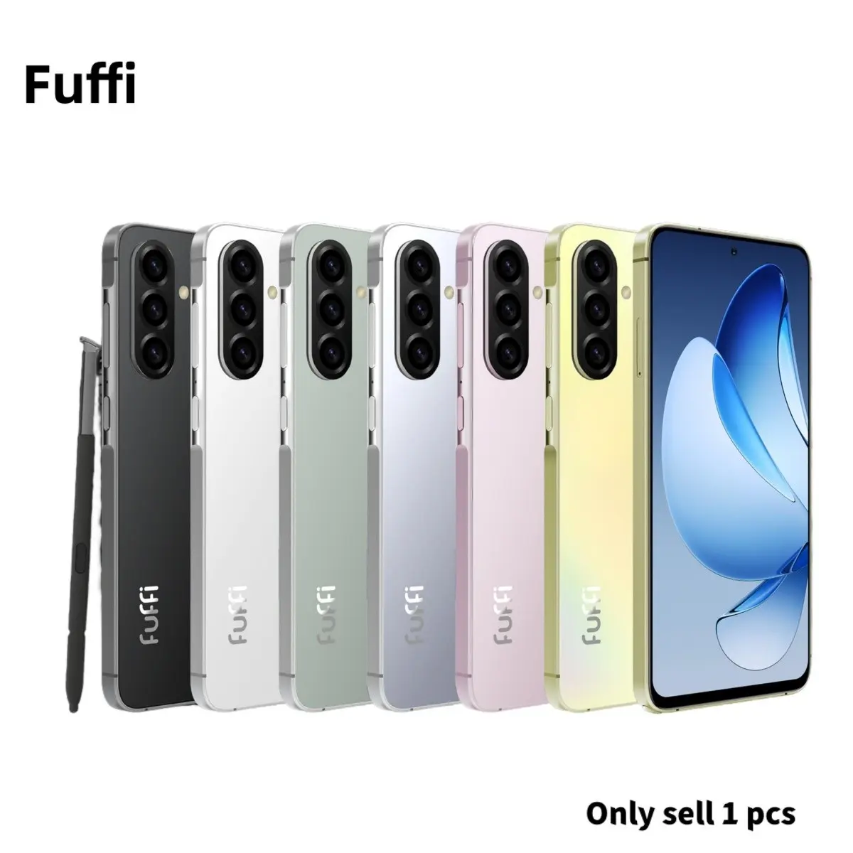 FUFFi-S25 PRO Fashion Smartphone; 6.63-inch screen, unlocked for global 4G, 3+32GB RAM, 4000mAh battery, 8MP+16MP HD cameras, stylus function, GPS, Android 12 phone, Cell Phone, Cellphone