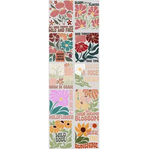 Let Your Dreams Blossom DTF Transfer Gang Sheet 24.5" wide x 72" long. Direct To Film