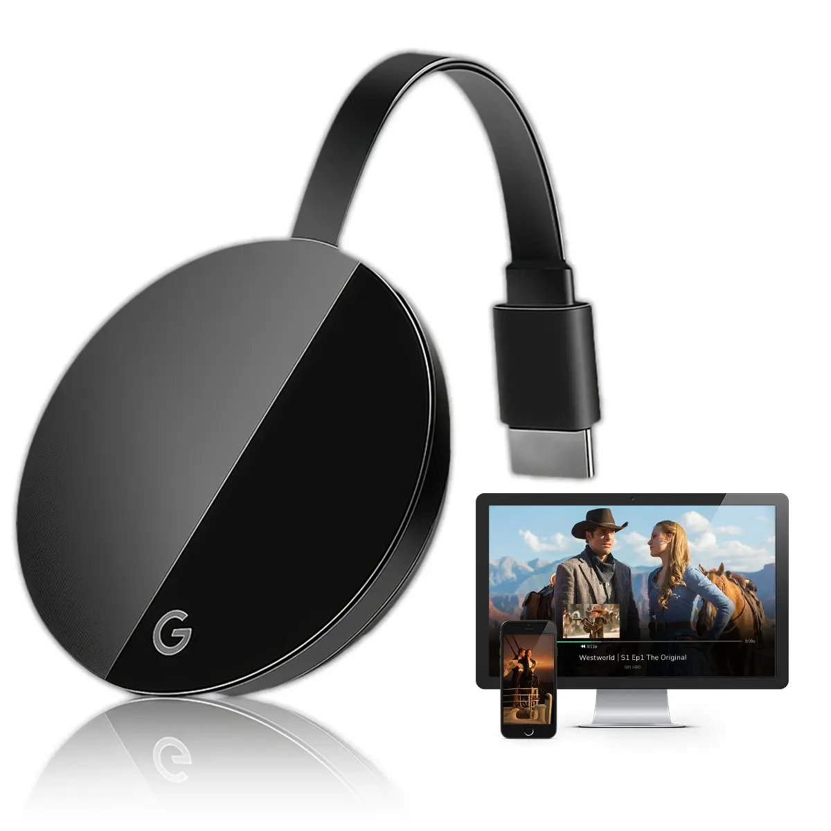 Wireless Hdmi Transmitter And Receiver, Media Video/Audio/File Hdmi Wireless Extender 2.4g , Supporting Phone Screen Mirroring Via Airplay/Miracast/Dlna To Play Movies, Screen Mirroring Adapter, Tech Accessories, Tech Gadgets, Electronic Gadgets