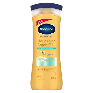 Vaseline Intensive Care Nourishing Argan Oil Moisturizing Lotion 400ml for Healthy Glowing Skin