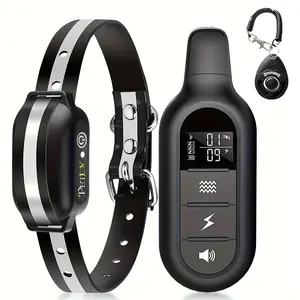 3300ft Dog Training Collar with Remote, 3 Modes Beep Vibration Shock, USB Charging, Ipx7 Waterproof, Adjustable Nylon Strap, for 4-100lbs Dogs