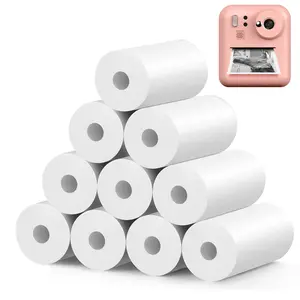Instant camera printing paper, suitable for most instant cameras' thermal high-definition photo paper rolls, high-quality printing, easy to use