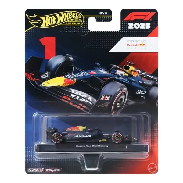 Hot Wheels Formula 1 2025 Oracle Red Bull Racing HRV11 Diecast Model Car Collectible Toy