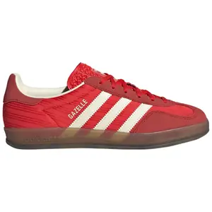 adidas Gazelle Indoor Red Better Scarlet Cream White JS1411  Women's Fashion Shoes New
