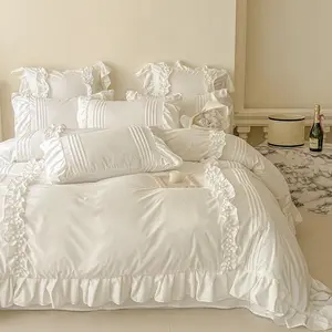 Romantic Bedding Set (3 Counts/set), Including 1 Duvet Cover & 2 Pillowcases without Filler, Soft Comfortable Bedding Set for Home Bedroom, Duvet Cover Sets