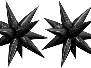 Star Balloons Starburst Spike Shaped Balloon, 2pcs Large