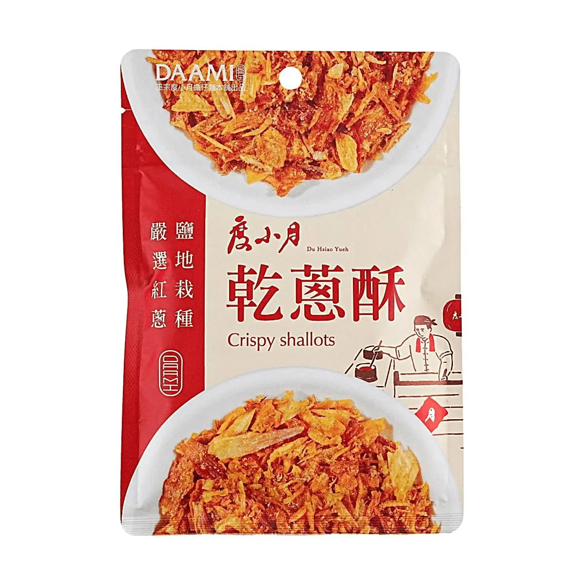 DU HSIAO YUEH Taiwan Original Scallion Crisp 30g - Authentic Taiwanese Fried Shallots by Century-Old Brand