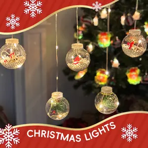 CHRISTMAS BALL LIGHT SET 10 lights for 2M  (Jagdlied)Christmas decor/Christmas party