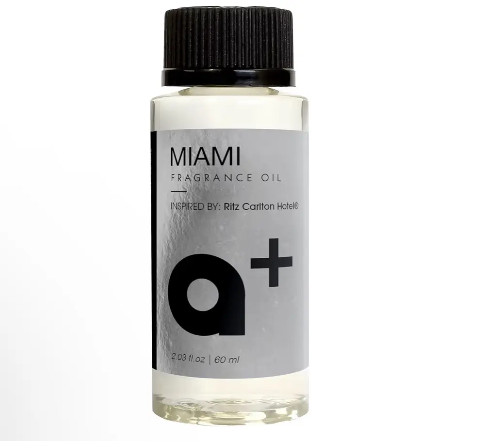 Aromar+ Leather Woods Scented Oil - Amsterdam Luxury Hotel-Inspired, for Waterless Diffusers & Indoor Spaces, Long-Lasting Aroma, 60mL Single Bottle, Waterless Safe