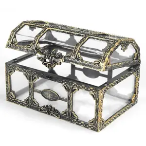 Multilayer Transparent Jewelry Organizer Box, Creative Gem Display Storage, Portable Case for Small Items, Home Decor Accessory Container.
