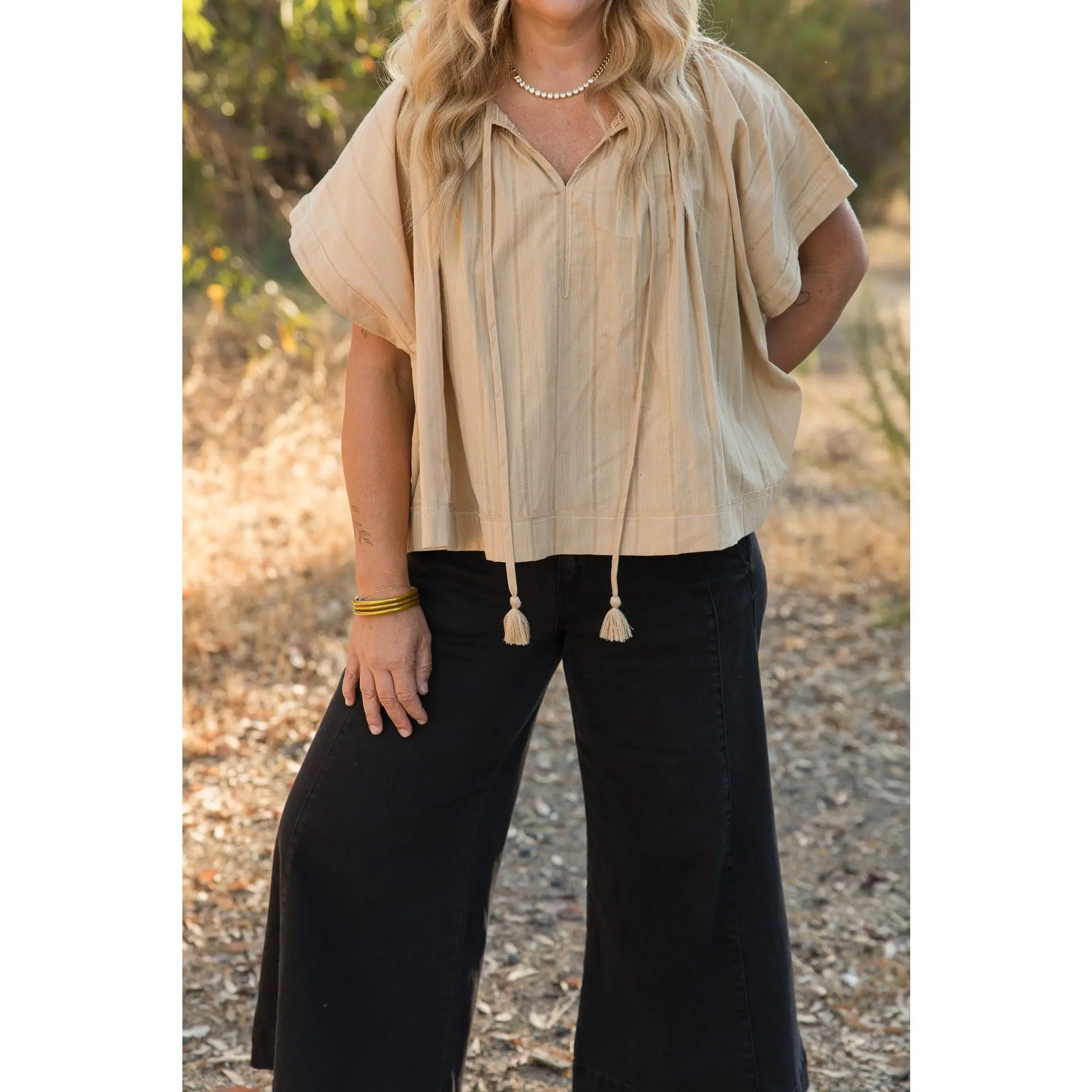 Denim Gaucho Pant