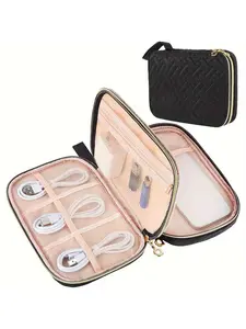 Digital Accessories Storage Bag, Travel Organizer for Cables, Phone Cases, Wallets, Jewelry, Minimalist Design, All Seasons Use, Travel Organization Pouch, Travel Pouches, Travel Organizer Bags