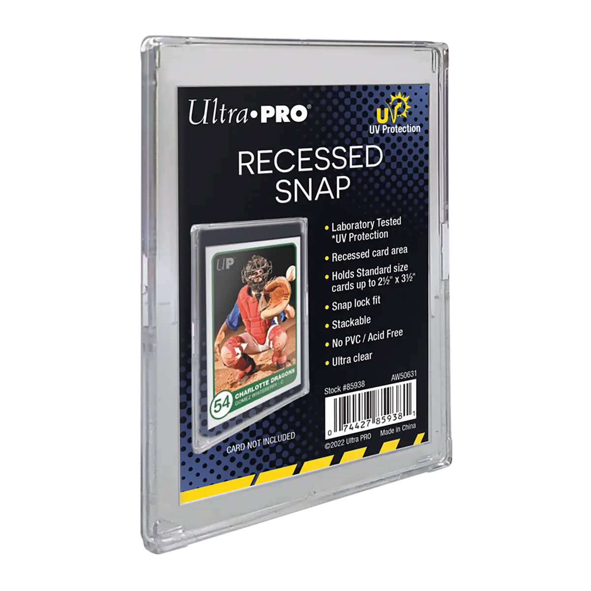 UV Recessed Snap Card Holder