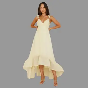 Floating On Florals Maxi Dress Yellow Womenswear